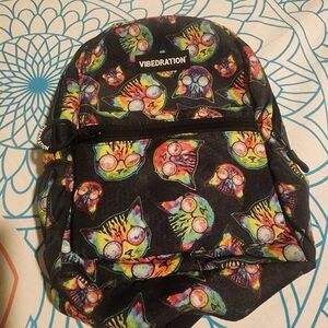Viberdration Hydration Trippy Cat Print Camel Bag(Hydration Pack Not Included)